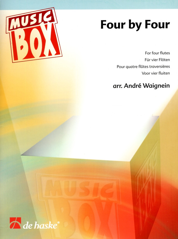 Four by Four para cuarteto de saxofones. Andre Waignein