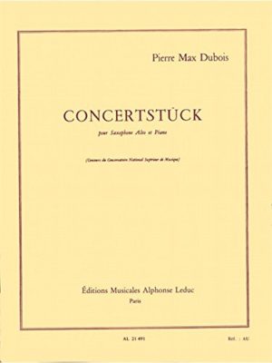Concertstück (1955) para saxofón alto y piano. Pierre Max Dubois