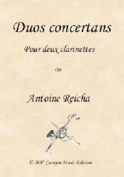 6 Duos Concertants para 2 clarinetes. Anton Reicha