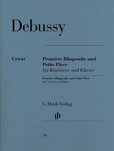 Petite Piece und Premiere Rhapsodie para clarinete y piano. Claude Debussy
