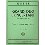 Grand Duo Concertant op.48 para clarinete y piano. Carl Maria von Weber