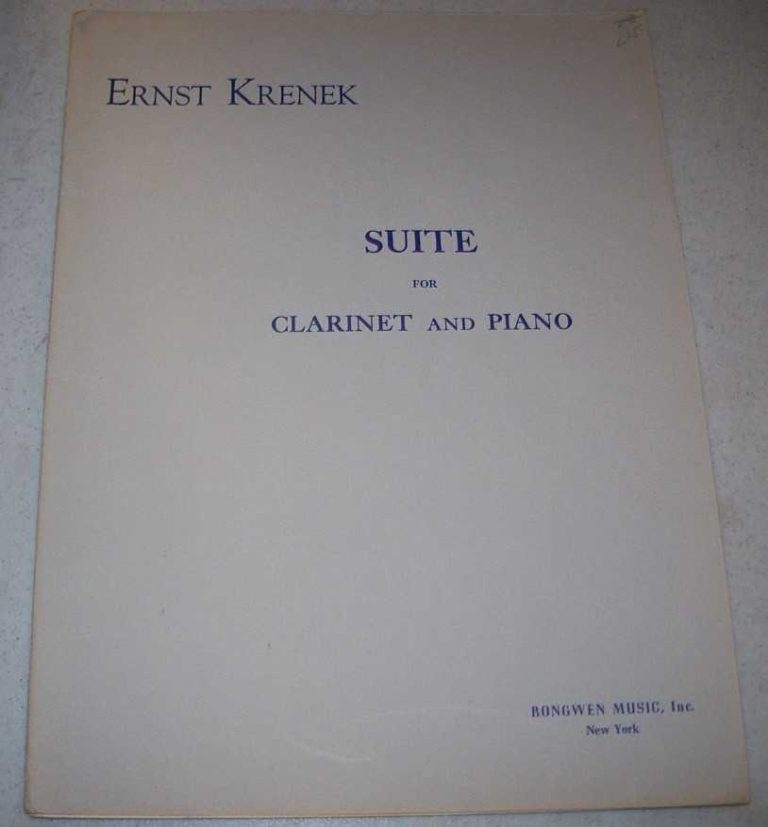 Suite (1955) para clarinete y piano. Ernst Krenek