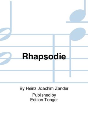 Rhapsodie para clarinete bajo y piano. Heinz Joachim Zander