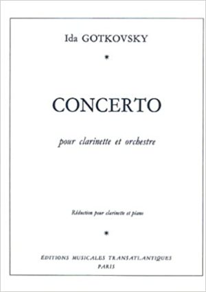 Concerto (1968) para clarinete y orquesta. Ida Gotkovsky