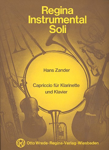 Capriccio (1966) para clarinete y piano. Hans Zander