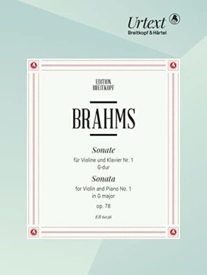 Sonate in G-Dur op.78. Johannes Brahms