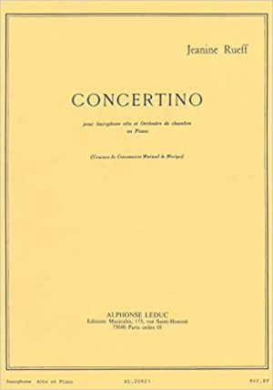 Concertino op.15. Jeanine Rueff