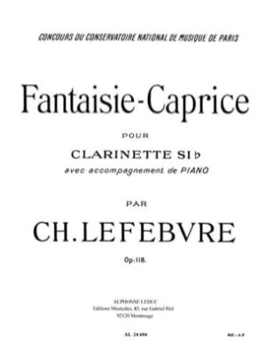 Fantaisie-Caprice op.118. Charles Lefebvre