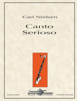 Canto Serioso para clarinete bajo y piano. Carl Nielsen