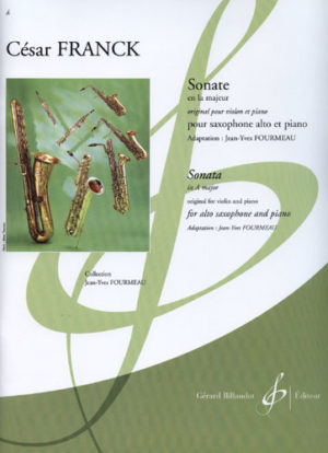 Sonate in A-Dur  para saxofón alto y piano. Cesar Franck