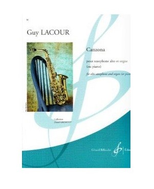 Canzona (2010) para saxofón alto y piano. Guy Lacour