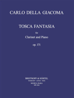 Tosca Fantasia op.171 (1900) para clarinete y piano. Carlo Della Giacoma