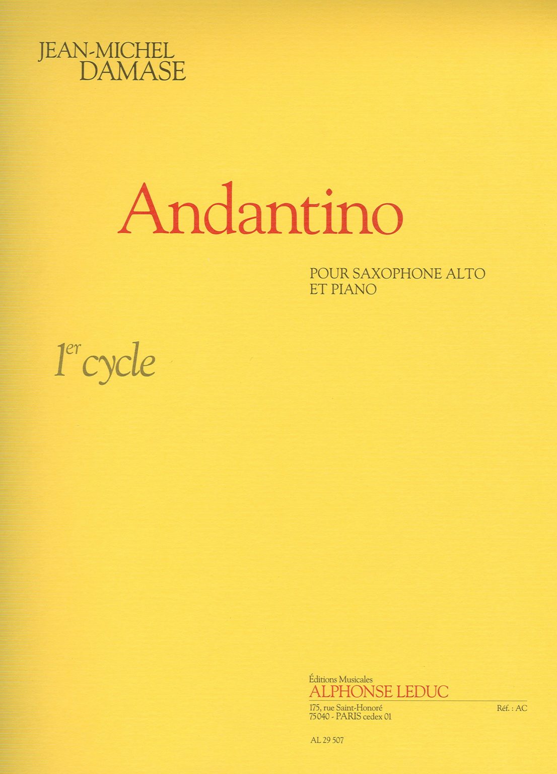Andantino. Jean-Michel Damase