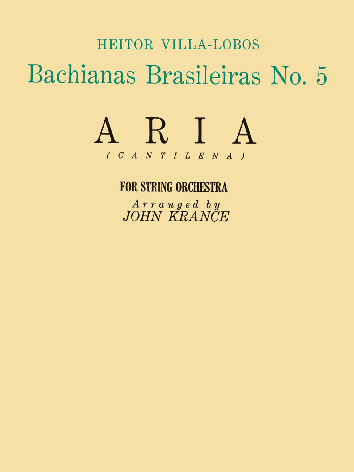 Aria aus Bachianas Brasileiras No.5 para clarinete bajo y piano. Heitor Villa-Lobos