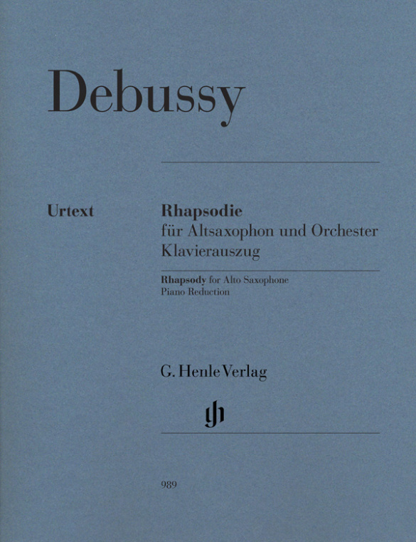 Rhapsodie para saxofón alto y orquesta. Claude Debussy