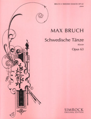 Schwedische Tänze op.63 para clarinete y piano. Max Bruch