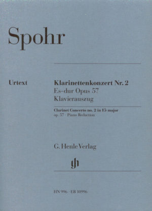 Konzert No.2 in Es-Dur op.57 (1822) para clarinete y piano. Louis Spohr