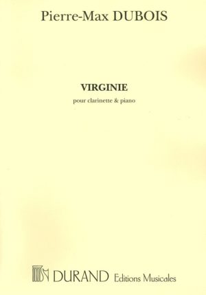 Virginie (1969)para clarinete y piano. Pierre Max Dubois