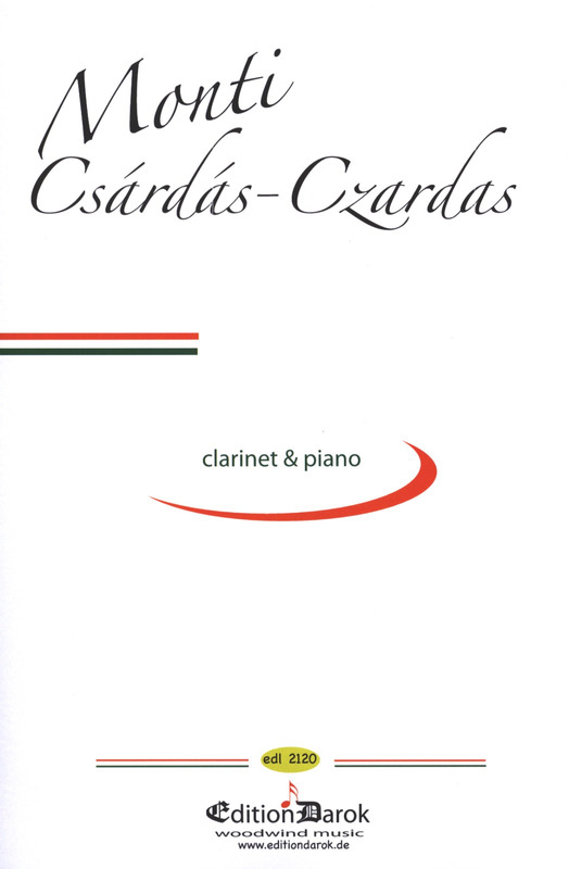 Czardas para clarinete y piano. Vittorio Monti