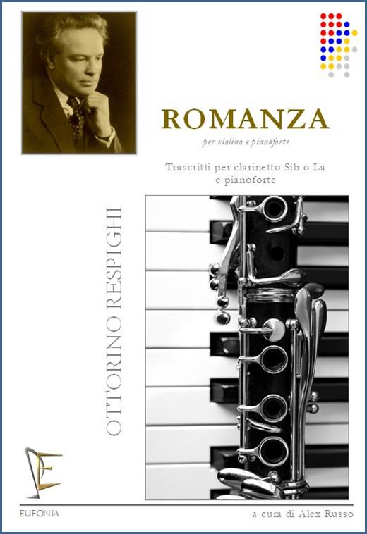 Romanza para clarinete en A o Bb y piano. Ottorino Respighi