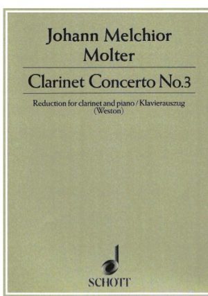 Konzert No.3 para clarinete. Johann Melchior Molter