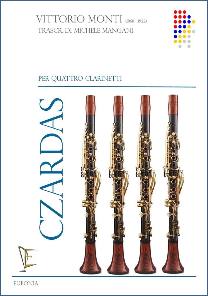 Czardas para clarinete y piano. Vittorio Monti