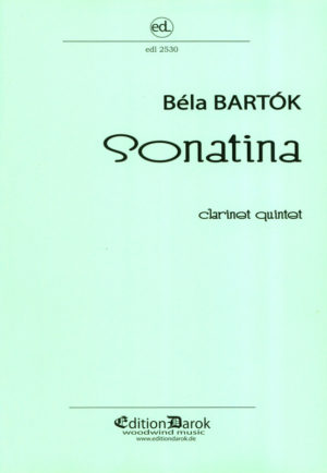 Sonatina (1915) para clarinete. Bela Bartok