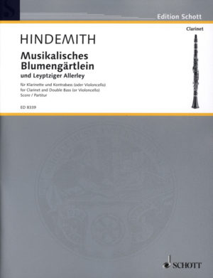 Musikalisches Blumengärtlein und Leyptziger Allerley (1927) Paul Hindemith