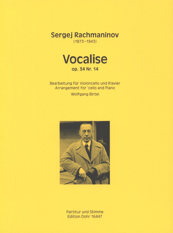 Vocalise op.34 No.14 para saxofón soprano y piano. Sergei Rachmaninoff