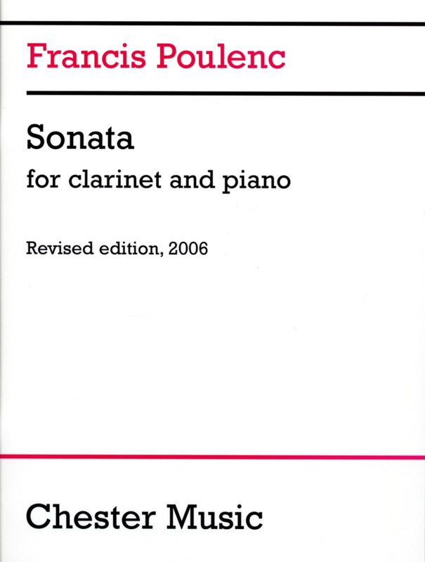 Sonata - Sonate (1922) para clarinete. Francis Poulenc