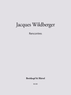 Recontres (1967) Jacques Wildberger