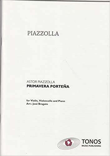 Primavera Portena para clarinete. Astor Piazzolla