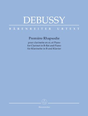 Premiere Rhapsodie para clarinete y piano. Claude Debussy