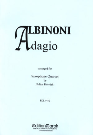 Adagio para saxofón. Tomaso Albinoni