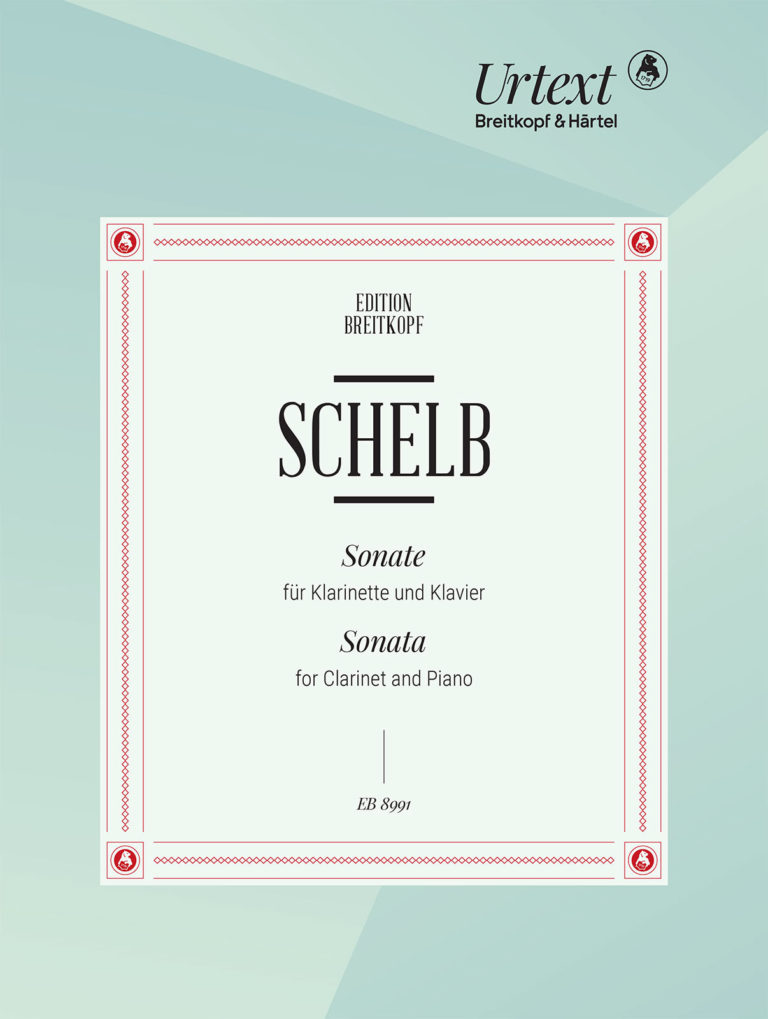 Sonate (1947) para clarinete y piano. Josef Schelb