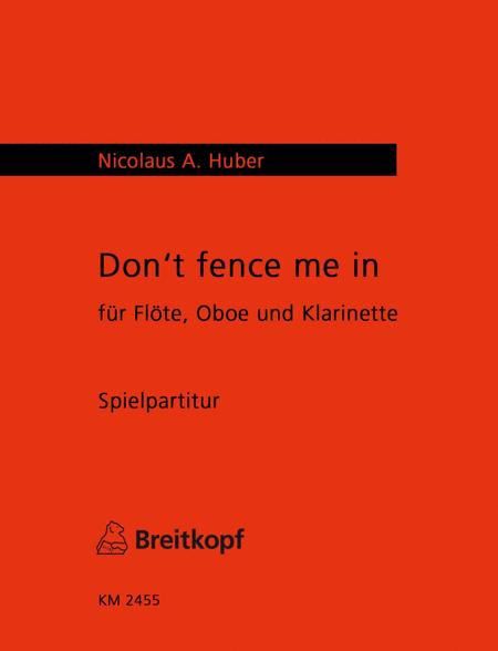 Don't fence me in (1994) Nicolaus A. Huber