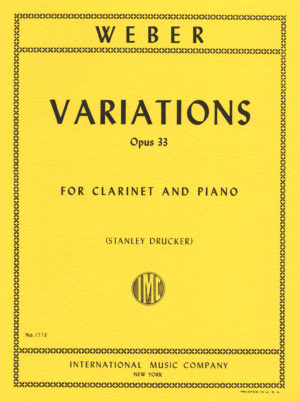 7 Variationen op.33. Carl Maria von Weber