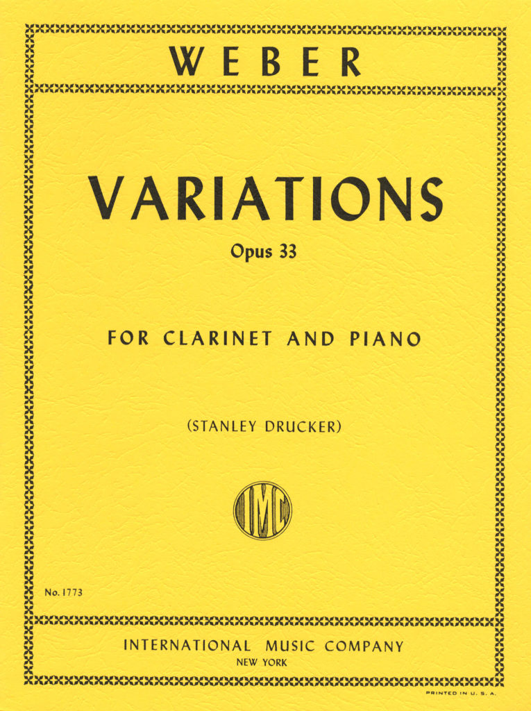7 Variationen op.33. Carl Maria von Weber