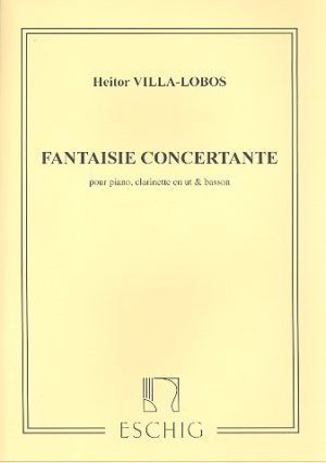 Fantaisie Concertante (1953) para clarinete en C, fagot y piano. Heitor Villa-Lobos