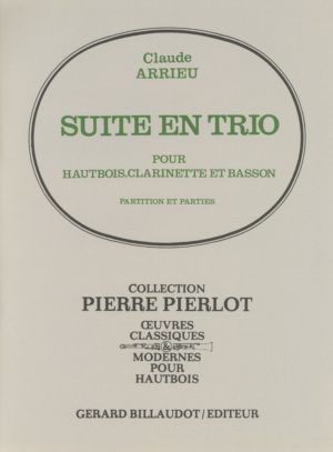 Suite en Trio (1936) para oboe, clarinete y fagot. Claude Arrieu