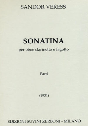 Sonatina (1931) para oboe, clarinete, fagot. Sandor Veress