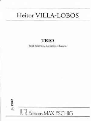 Trio (1921) para oboe, clarinete en A, fagot. Heitor Villa-Lobos