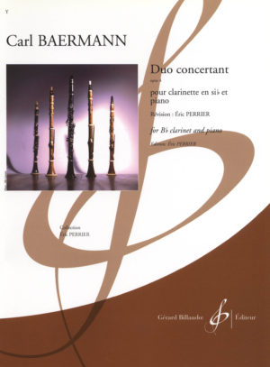 Duo Concertant op.4 (1843) para clarinete y piano. Carl Baermann