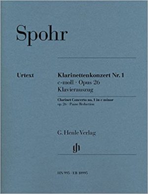 Konzert No.1 in c-moll op.26 (1809) para clarinete y piano. Louis Spohr