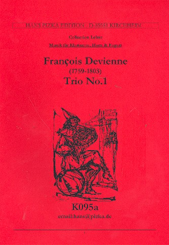 Trio No.1 para clarinete, trompa y fagot. Francois Devienne