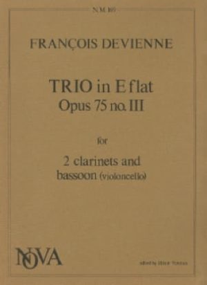 Trio in Es-Dur op.75 No.3. Francois Devienne