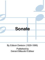 Sonate (1971) para saxofón alto y violonchelo. Edison Denisov