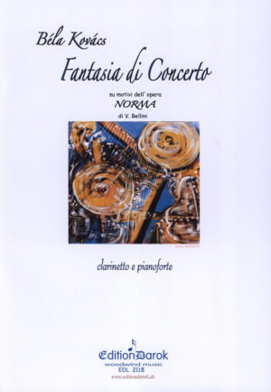 Fantasia di Concerto su motivi dell' opera ''Norma' di V. Bellini para clarinete y piano. Bela Kovacs