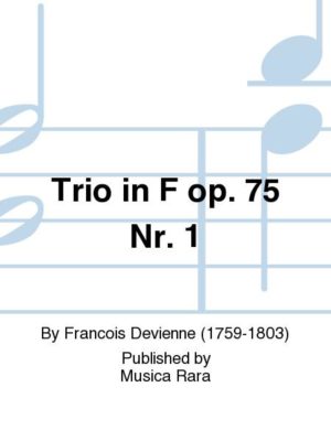 Trio in F-Dur op.75 No.1. Francois Devienne