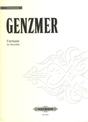 Fantasie para clarinete solo (1974) Harald Genzmer